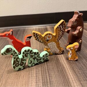 The Gruffalo Woodland Animal Wooden Toy Set